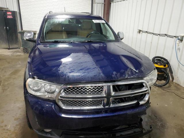 1C4SDJET6CC205959 - 2012 DODGE DURANGO CITADEL BLUE photo 5