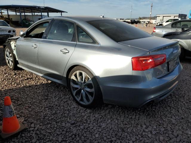 WAUJGAFC2CN176866 - 2012 AUDI A6 PRESTIGE GRAY photo 2