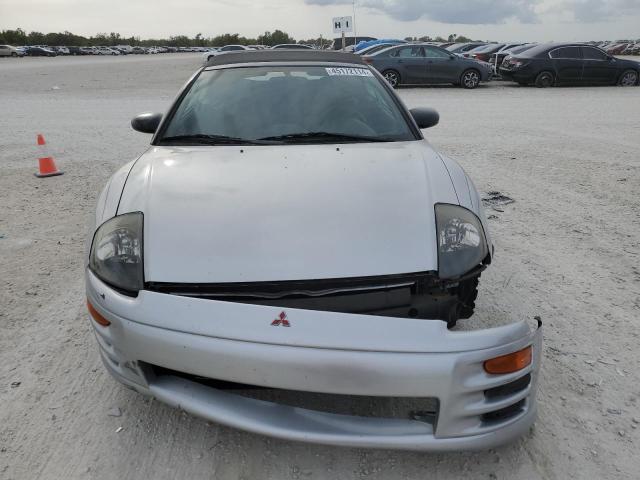 4A3AE85H31E098784 - 2001 MITSUBISHI ECLIPSE SPYDER GT SILVER photo 5