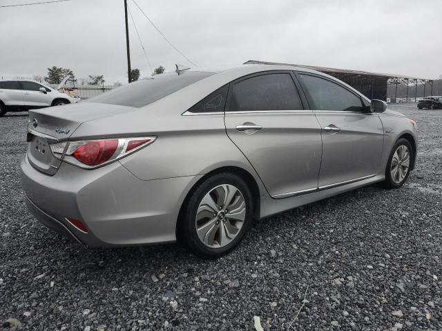 KMHEC4A49DA091853 - 2013 HYUNDAI SONATA HYBRID SILVER photo 3