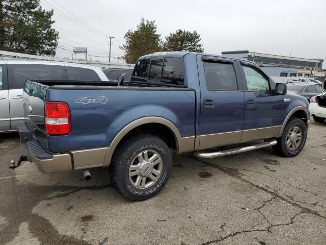 1FTPW14586FA07048 - 2006 FORD F150 SUPERCREW BLUE photo 3