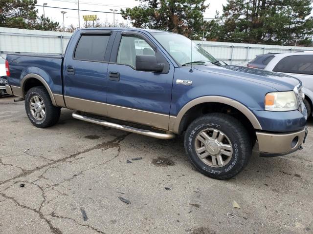 1FTPW14586FA07048 - 2006 FORD F150 SUPERCREW BLUE photo 4