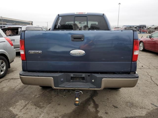 1FTPW14586FA07048 - 2006 FORD F150 SUPERCREW BLUE photo 6