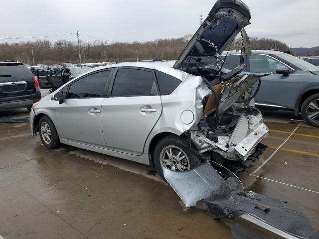 JTDKN3DU5B5321885 - 2011 TOYOTA PRIUS SILVER photo 2