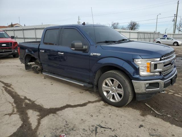 1FTEW1E46KFD44115 - 2019 FORD F150 SUPERCREW BLUE photo 4