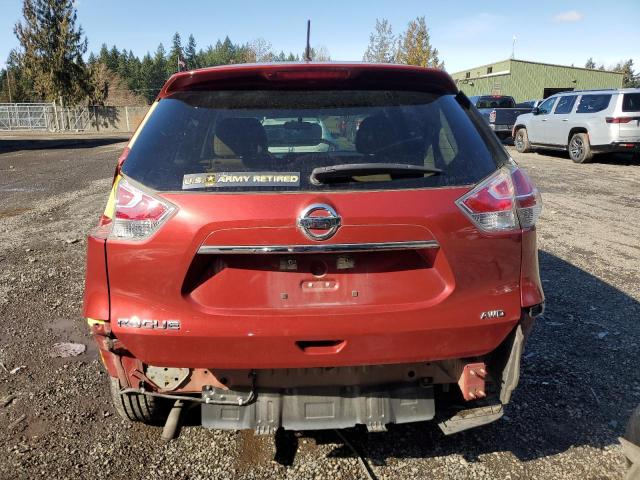 5N1AT2MK2FC809909 - 2015 NISSAN ROGUE S RED photo 6