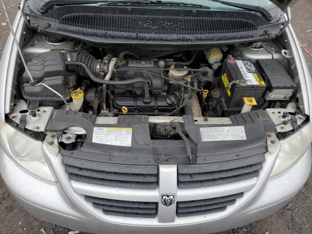 2D4GP44L87R110903 - 2007 DODGE GRAND CARA SXT SILVER photo 12