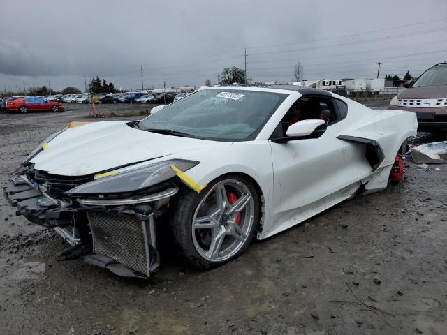 1G1YB2D46M5109859 - 2021 CHEVROLET CORVETTE STINGRAY 2LT WHITE photo 1