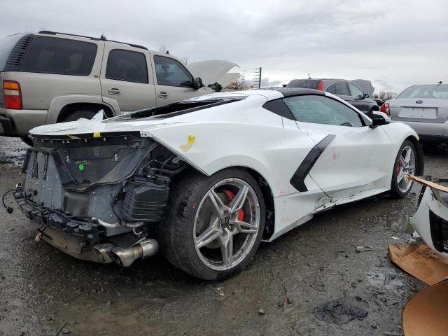 1G1YB2D46M5109859 - 2021 CHEVROLET CORVETTE STINGRAY 2LT WHITE photo 3