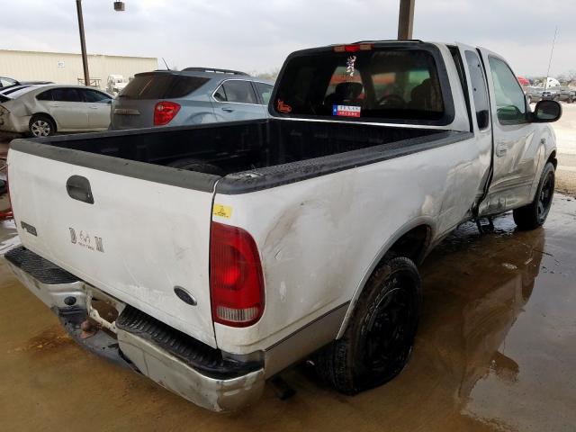 1FTRX17262NA10828 - 2002 FORD F150 WHITE photo 4