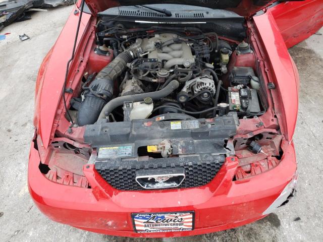 1FAFP44423F418982 - 2003 FORD MUSTANG RED photo 11