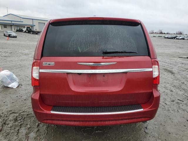 2C4RC1BG6CR300702 - 2012 CHRYSLER TOWN & COU TOURING RED photo 6