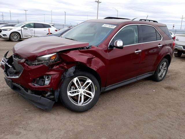 2GNFLGE32G6265833 - 2016 CHEVROLET EQUINOX LTZ MAROON photo 1