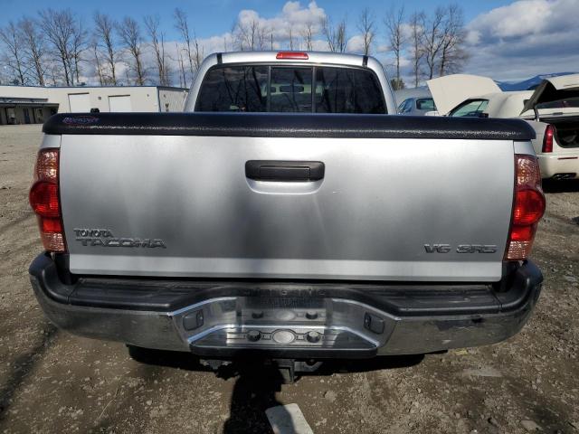 5TEUU42N66Z263835 - 2006 TOYOTA TACOMA ACCESS CAB ვერცხლისფერი ფოტო 6