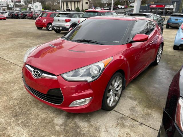 KMHTC6AD0FU238274 - 2015 HYUNDAI VELOSTER RED photo 2