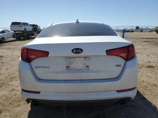 KNAGM4A72D5337295 - 2013 KIA OPTIMA LX WHITE photo 6