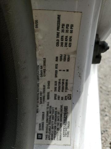 1GTCS148868295985 - 2006 GMC CANYON WHITE photo 12