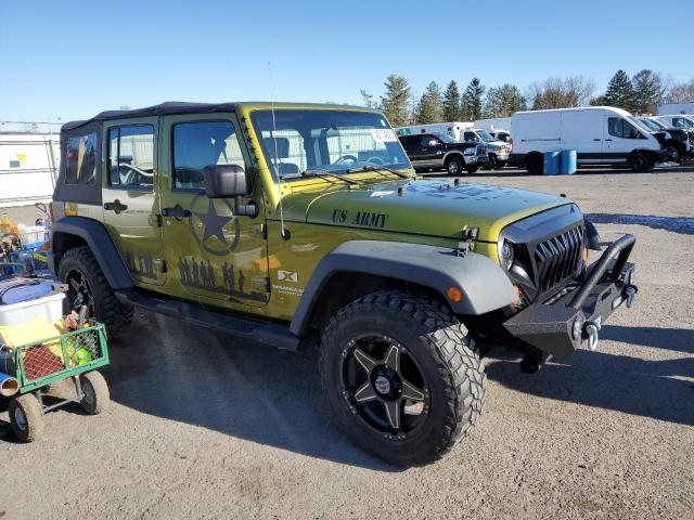 1J4GA39157L125443 - 2007 JEEP WRANGLER X GREEN photo 4