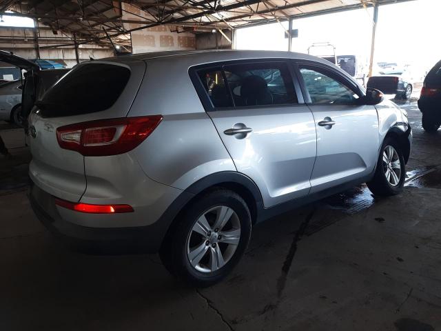 KNDPB3A28C7348859 - 2012 KIA SPORTAGE BASE SILVER photo 3