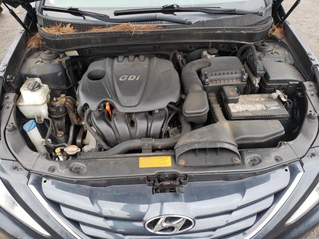 5NPEB4AC6CH494999 - 2012 HYUNDAI SONATA GLS BLACK photo 11