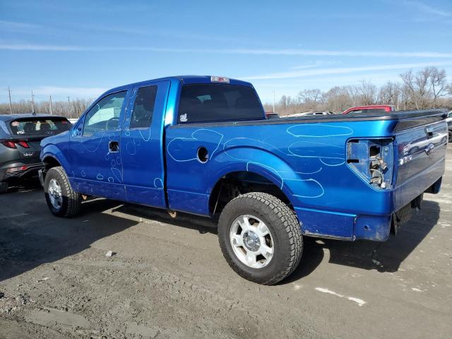 1FTEX1E8XAFB28766 - 2010 FORD F150 SUPER CAB BLUE photo 2