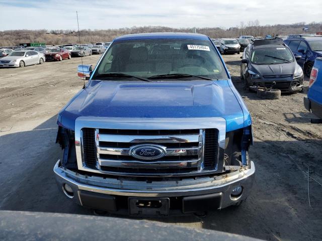 1FTEX1E8XAFB28766 - 2010 FORD F150 SUPER CAB BLUE photo 5