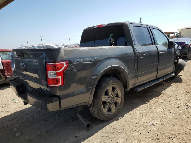 1FTEW1C49LFC65929 - 2020 FORD F150 SUPERCREW GRAY photo 3