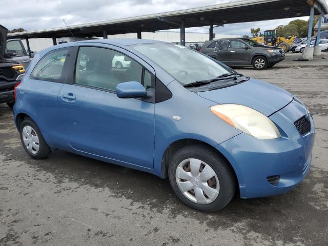 JTDJT923685207059 - 2008 TOYOTA YARIS BLUE photo 4