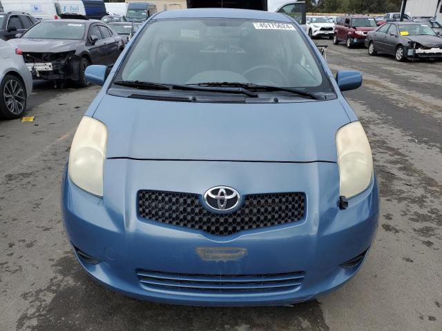 JTDJT923685207059 - 2008 TOYOTA YARIS BLUE photo 5