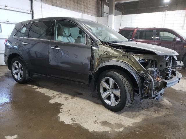 2HNYD2H27CH537578 - 2012 ACURA MDX GRAY photo 4