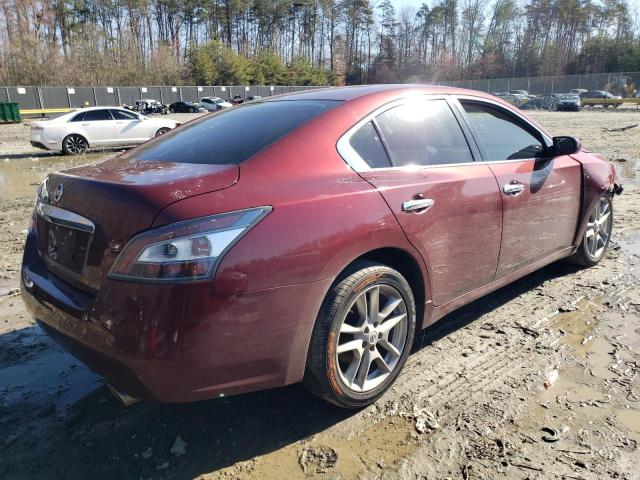 1N4AA5AP7CC842952 - 2012 NISSAN MAXIMA S RED photo 3