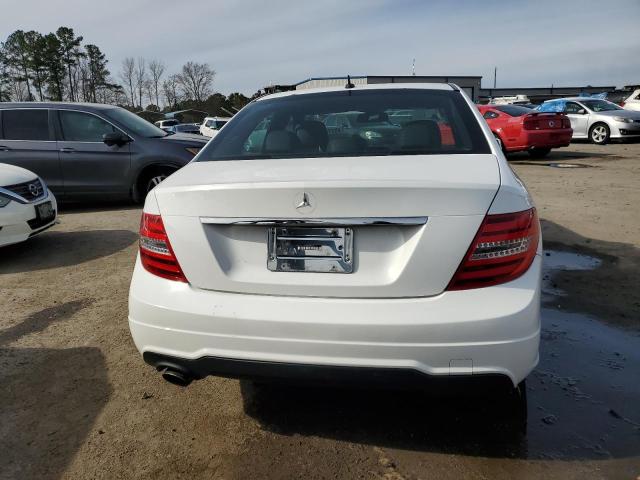 WDDGF4HBXDG086575 - 2013 MERCEDES-BENZ C 250 WHITE photo 6