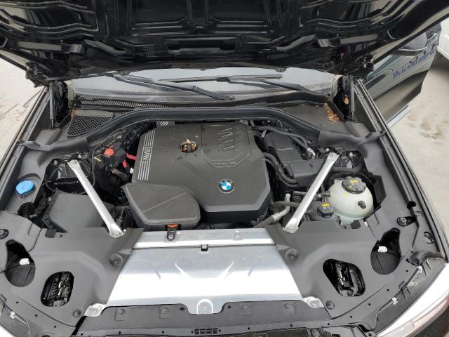 5UXTY3C07M9E00370 - 2021 BMW X3 SDRIVE30I Siyah fotoğraf 12