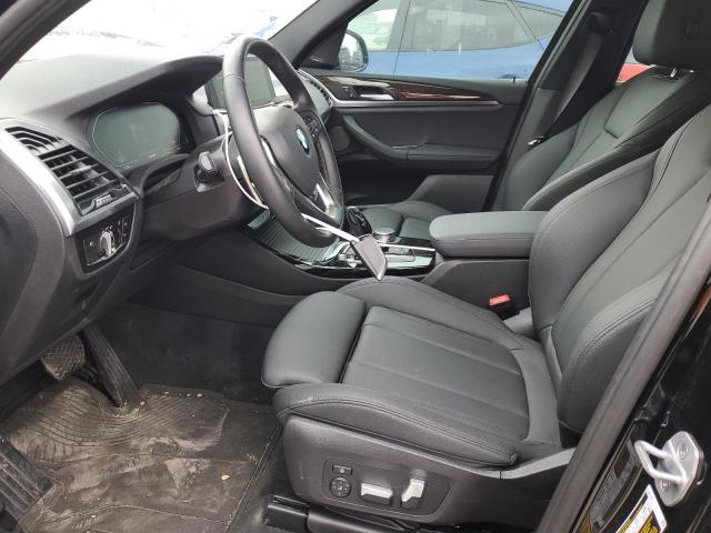5UXTY3C07M9E00370 - 2021 BMW X3 SDRIVE30I Siyah fotoğraf 7