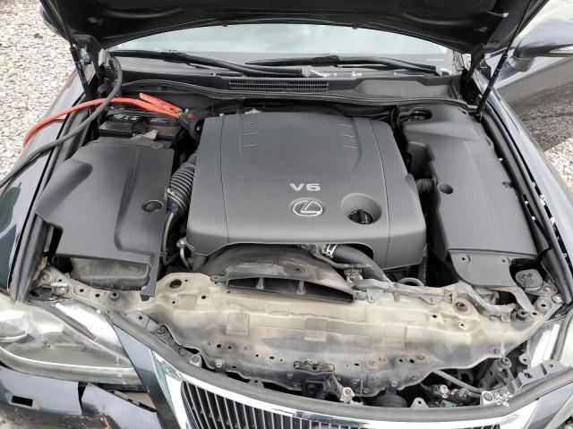 JTHFF2C29B2514680 - 2011 LEXUS IS 250 CHARCOAL photo 11