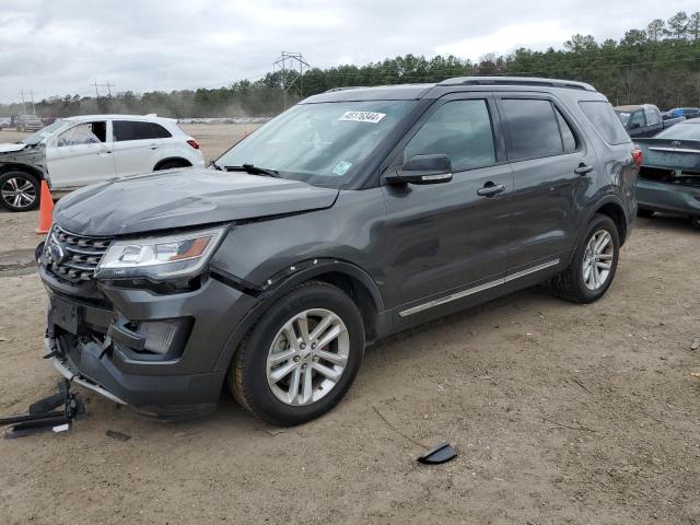 1FM5K7DH7HGD78484 - 2017 FORD EXPLORER XLT CHARCOAL photo 1