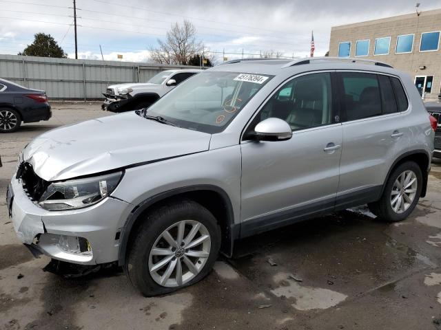 WVGSV7AX2HK007977 - 2017 VOLKSWAGEN TIGUAN WOLFSBURG SILVER photo 1