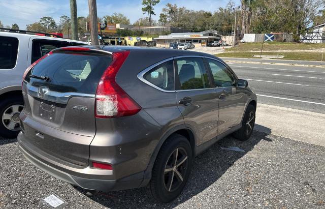 5J6RM4H32FL051695 - 2015 HONDA CR-V LX GRAY photo 4