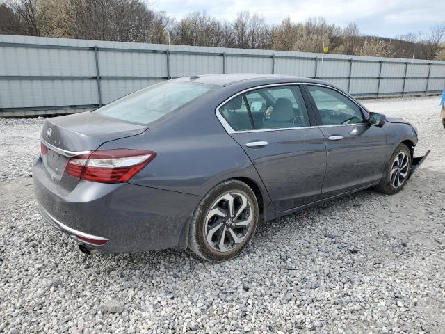 1HGCR2F90HA168118 - 2017 HONDA ACCORD EXL GRAY photo 3