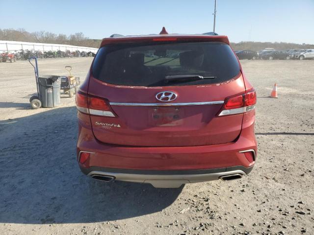 KM8SM4HF9HU174145 - 2017 HYUNDAI SANTA FE SE RED photo 6