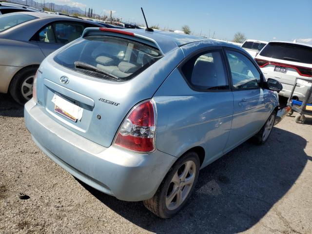 KMHCN36C99U111472 - 2009 HYUNDAI ACCENT SE BLUE photo 3