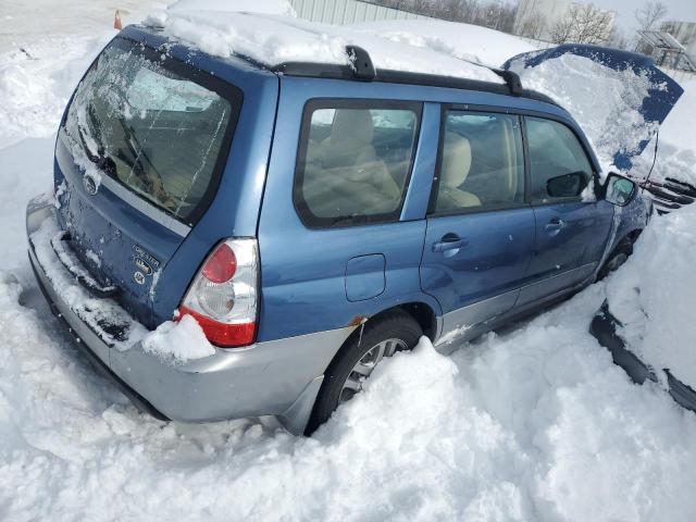 JF1SG67638H720784 - 2008 SUBARU FORESTER 2.5X LL BEAN BLUE photo 3