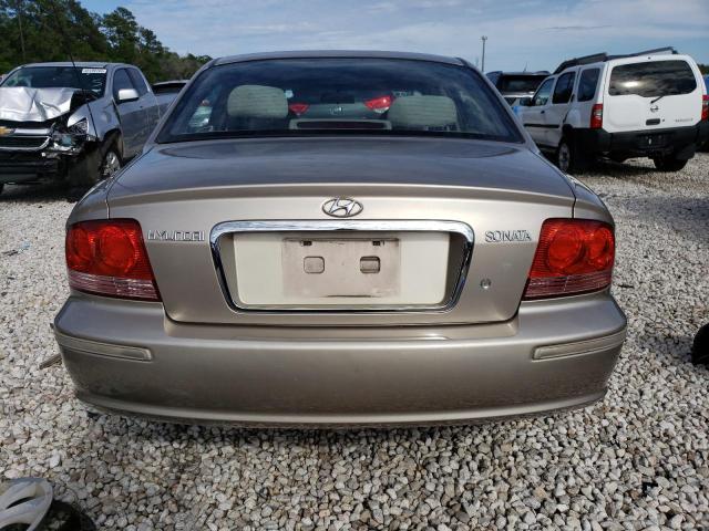 KMHWF25S65A169211 - 2005 HYUNDAI SONATA GL BEIGE photo 6