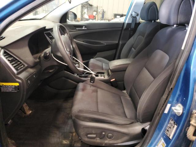 KM8J3CA49HU469750 - 2017 HYUNDAI TUCSON LIMITED BLUE photo 7