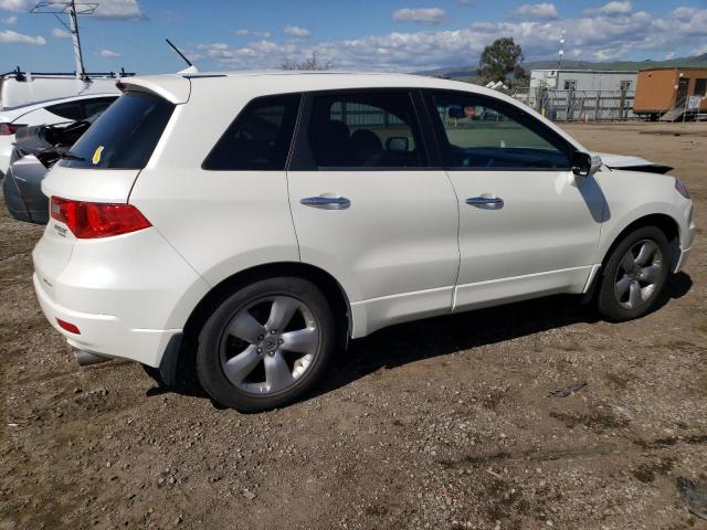 5J8TB18567A004508 - 2007 ACURA RDX TECHNOLOGY WHITE photo 3