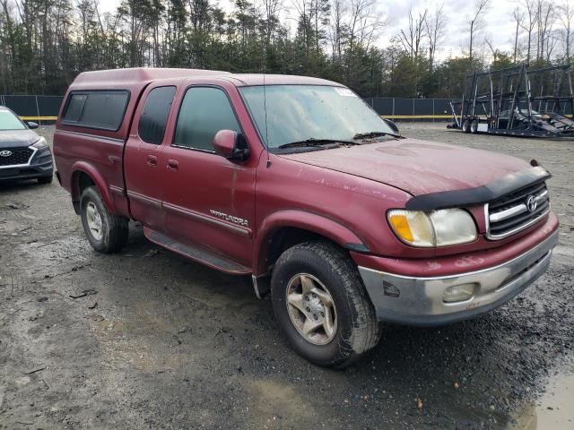 5TBBT48171S159111 - 2001 TOYOTA TUNDRA ACCESS CAB LIMITED RED photo 4