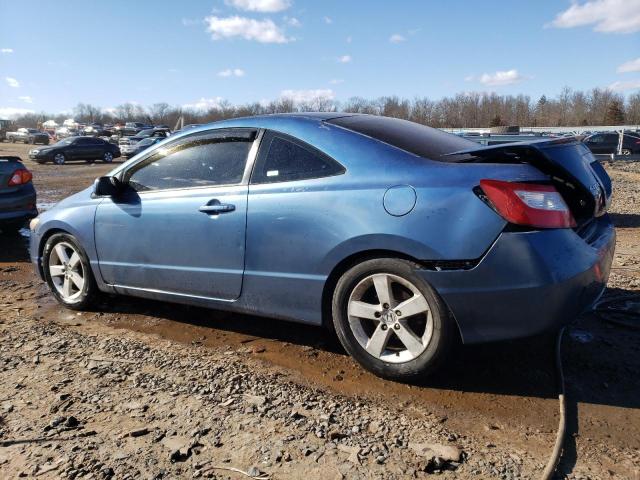 2HGFG12816H528988 - 2006 HONDA CIVIC EX BLUE photo 2