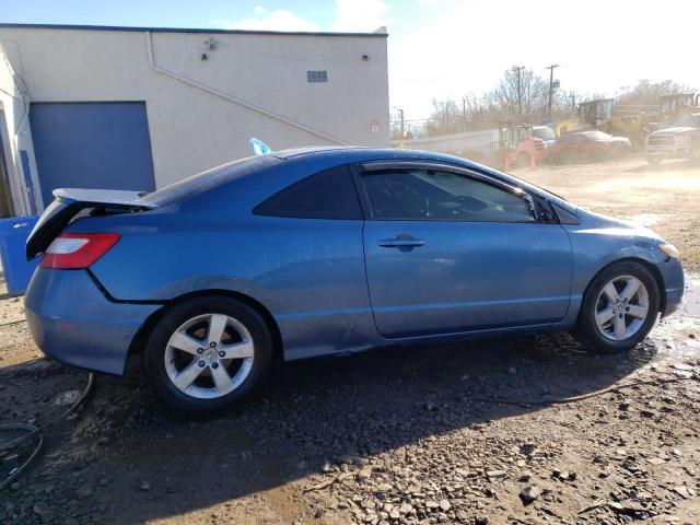 2HGFG12816H528988 - 2006 HONDA CIVIC EX BLUE photo 3