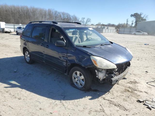 5TDZA23C65S261093 - 2005 TOYOTA SIENNA CE BLUE photo 4