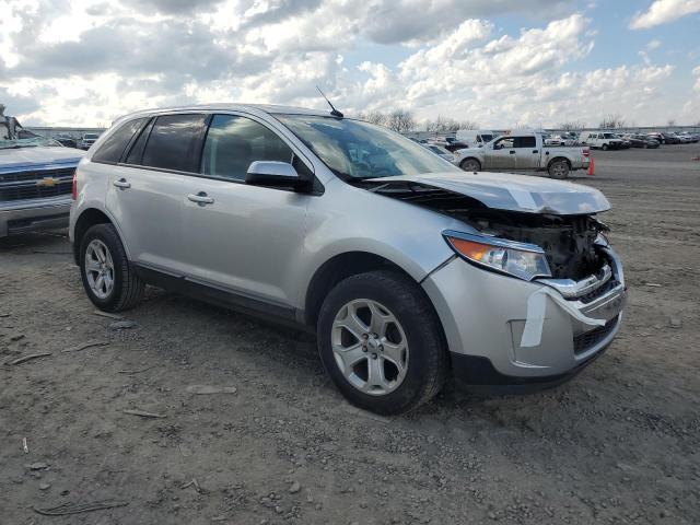 2FMDK3JCXDBB29241 - 2013 FORD EDGE SEL SILVER photo 4